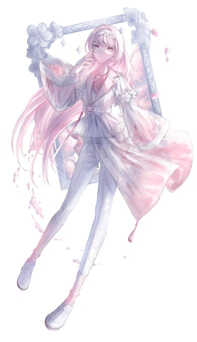 桜コーデ#イラスト #Illustration 