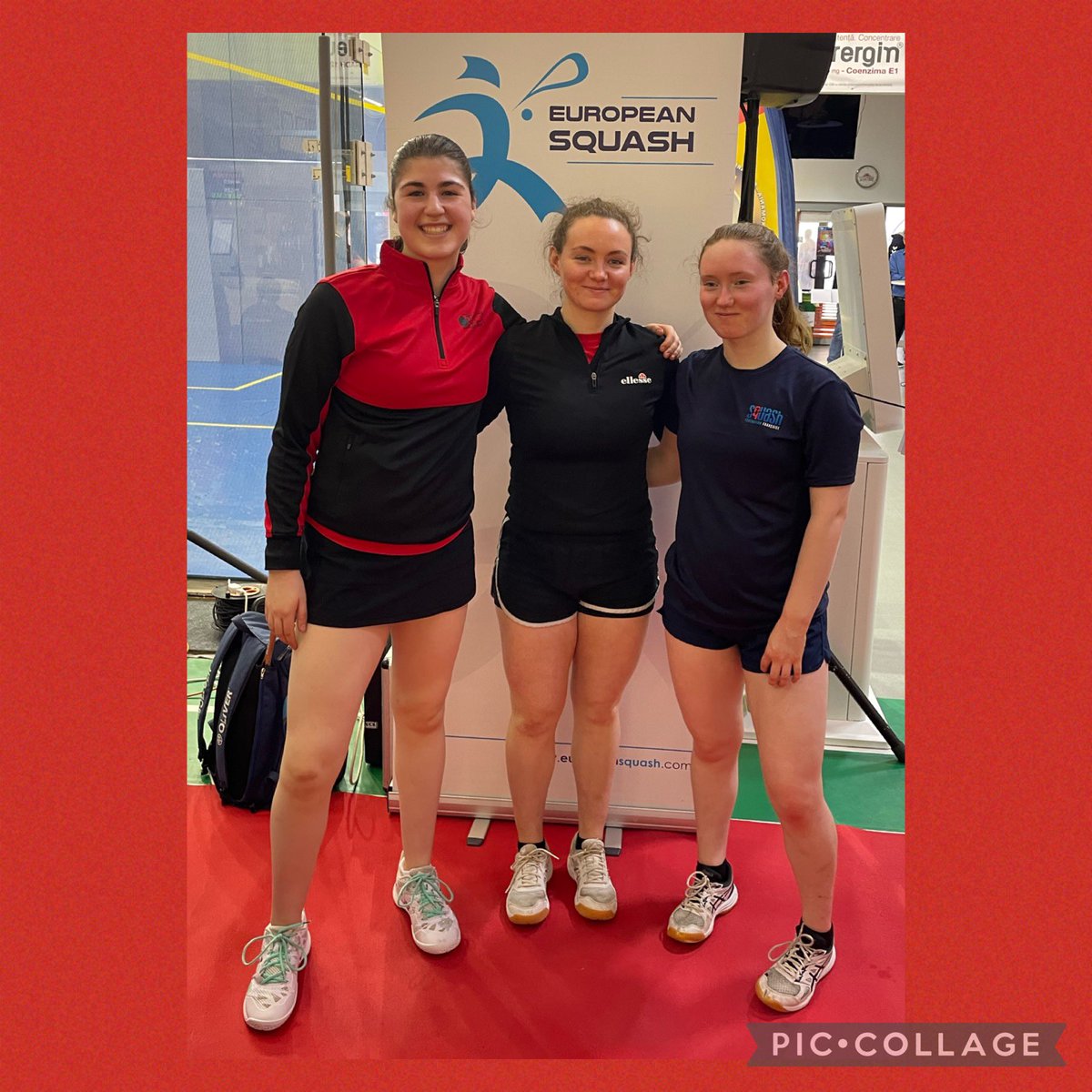 Three amazing Welsh girls through to the round of 32 in the GU19 European Champs 🏴󠁧󠁢󠁷󠁬󠁳󠁿👏💪 #welshandproud #Squashgirls @IzzySquash @ellie_breach @BreachMillieb @GtSquash @sqwales @walesgbuk