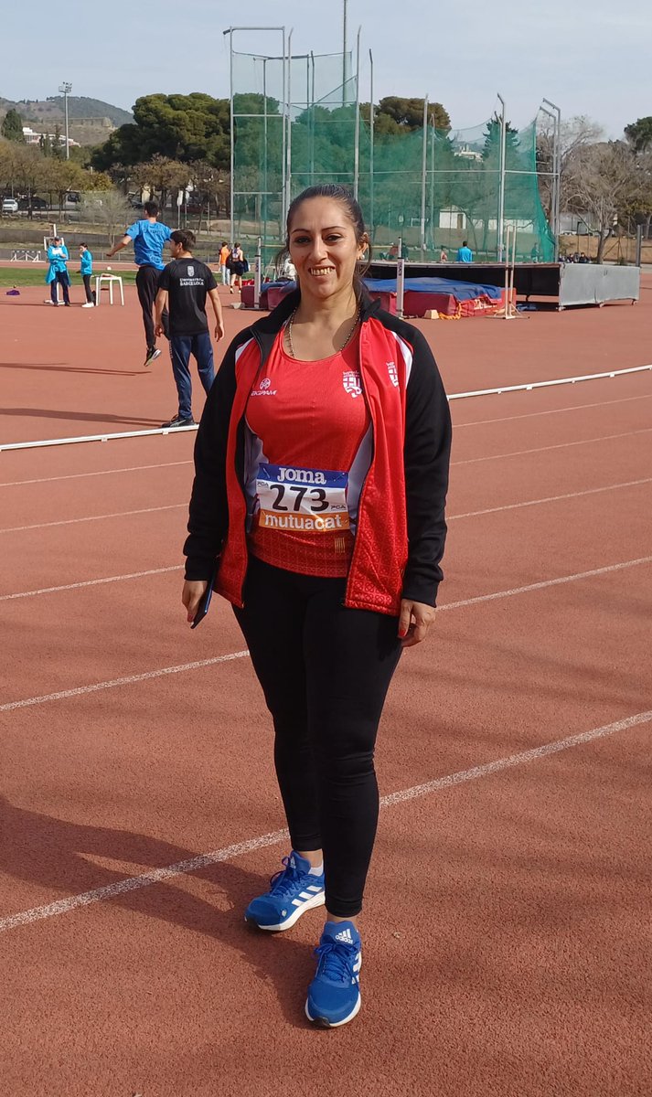 Natalia Coronel Nuevo récord del club Martillo Femenino 38.21 en el Campeonato de Catalunya Universitario
#AtletismeCatalà