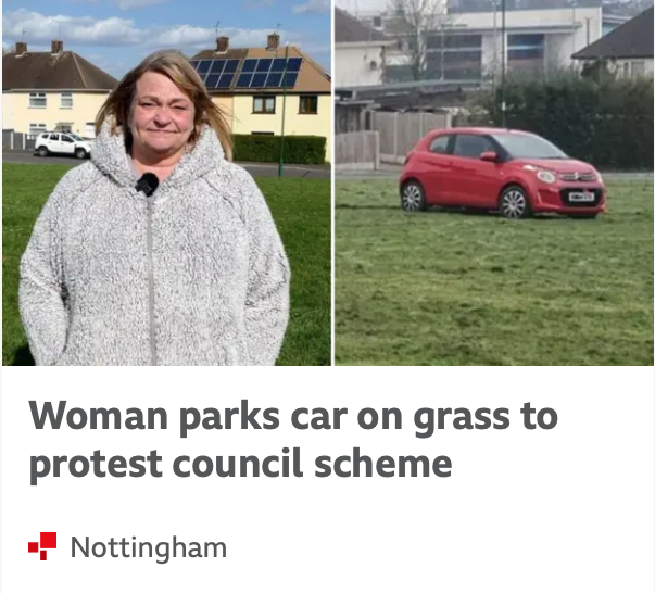 On this basis, there is a huge amount of protesting going on in Aylesbury! #Grassverges #OpenSpaces #ParkingSpaces #GreenEnvironment #Sustainability