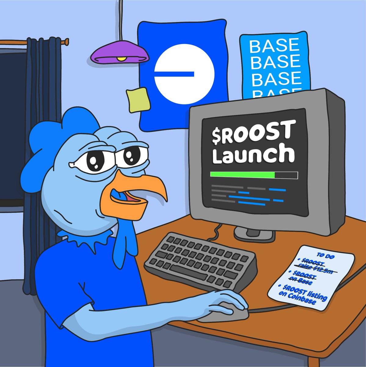 Hey folks, check out $ROOST @roostcoin! It’s the new coin on the block over at @base. It’s simple, fun, and just raised a cool 12.5M before launch. Let’s get this coin soaring together! 🚀 #crypto #easyinvesting #roostcoin