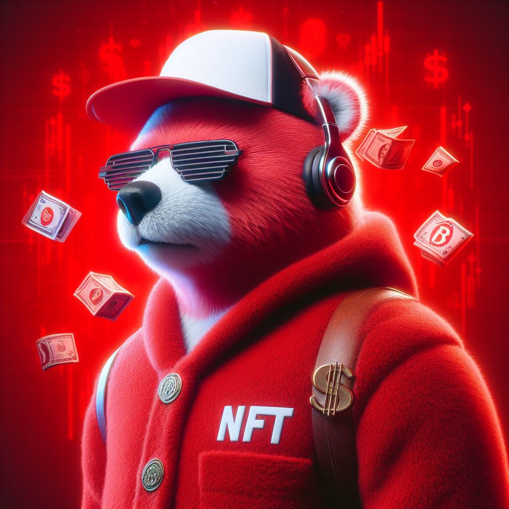Check out this item on OpenSea opensea.io/assets/matic/0… via <a href="/opensea/">OpenSea</a> Cool design of bear with red background in NFT 3D with the best bag in the world
#NFT
#nftart
#NFTspace 
#nftcommunity 
#NFTArtists
#nftcollector
#nftcollectors
#3dart 
#Ethereum