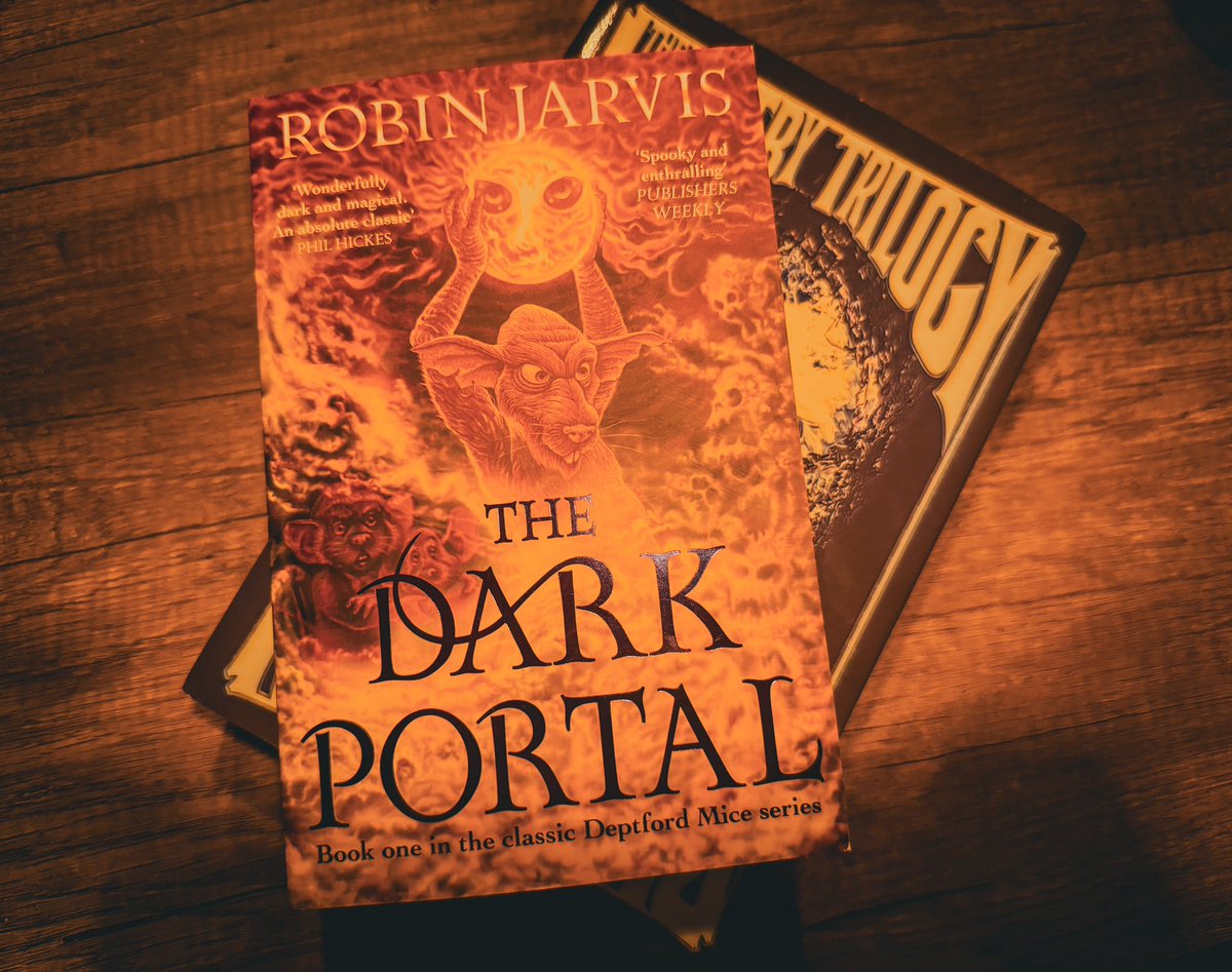 During lockdown I had a project to design and print one-off copies of my favourites, one of which was The Whitby Trilogy by <a href="/RobinJarvis1963/">Robin Jarvis</a>, and yesterday I managed to have the joy of showing him and getting it signed in person at <a href="/whitbybookshop/">the Whitby bookshop</a>.