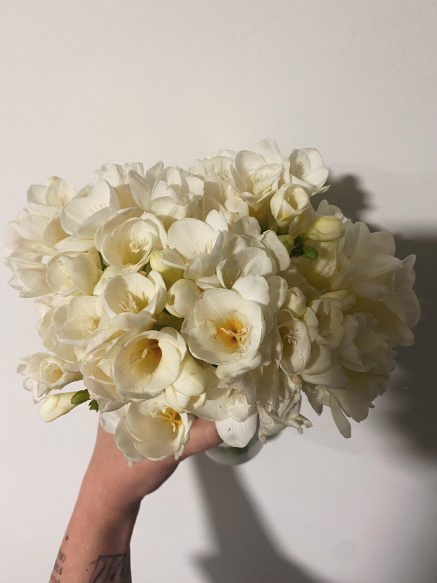 Важное открытие в моей жизни.

В душе не знаю, что это за очаровательные цветы, но я по сто раз в день подхожу их нюхать, даже учитывая то, что этим нежным запахом пропахла вся квартира 🤍