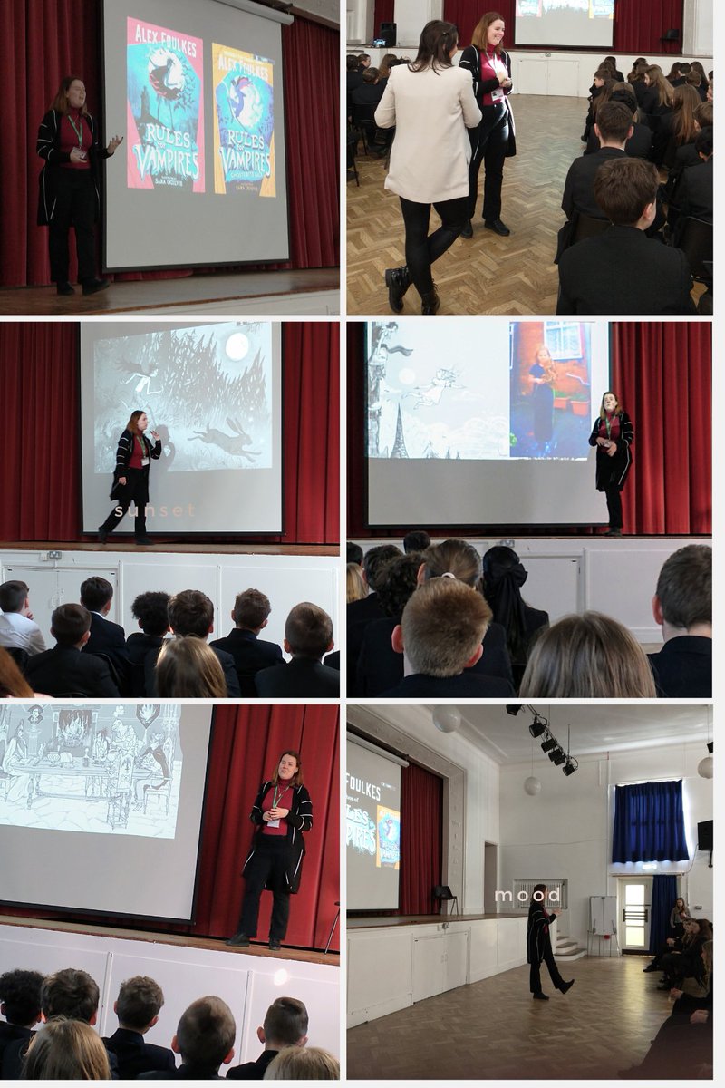 A great day at school yesterday when Alex Foulkes visited! There were interactive assemblies with Years 7 and 8, she ran two workshops with some Year 8 and 9s, and we had book signings and chats in the library at lunchtime. Thanks @foulkeswrites! Thanks @bearhuntbooks for books!