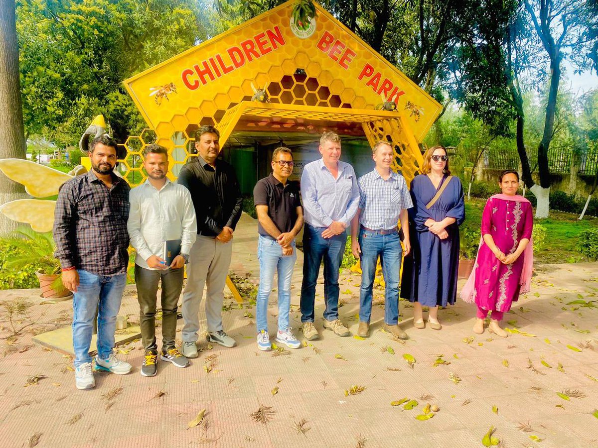 Hamish Marr (@marrhamish) on Twitter photo A fantastic visit to <a href="/satyender_HAS/">Satyender Yadav</a> to discuss and look at their centre of excellence for bee keeping. An essential service that is critical to food production and food security generally. A great facility doing great work in rural India. <a href="/NZinIndia/">NZ in India</a> A fantastic visit to <a href="/satyender_HAS/">Satyender Yadav</a> to discuss and look at their centre of excellence for bee keeping. An essential service that is critical to food production and food security generally. A great facility doing great work in rural India. <a href="/NZinIndia/">NZ in India</a>