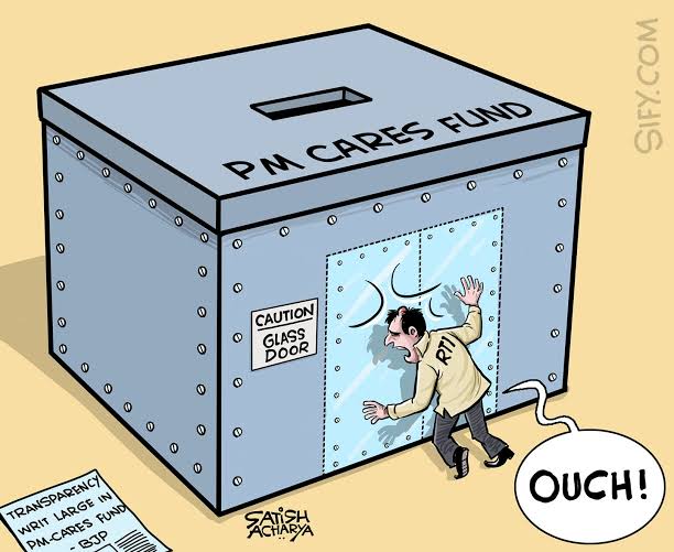 𝐏𝐌 𝐂𝐀𝐑𝐄𝐒 or BJP CARES FUND ?

Rs 30 Crore TikTok
Rs 7 Crore Huawei
Rs 15 Crore Xiaomi
Rs 100 Crore PayTM

Rs 203 Crore Armed Forces (from their Salaries)
Rs 204 Crore Public Sector Banks
Rs 21 Crores Teachers and Employees of Central Educational Institutions
Rs 2,100 Crore