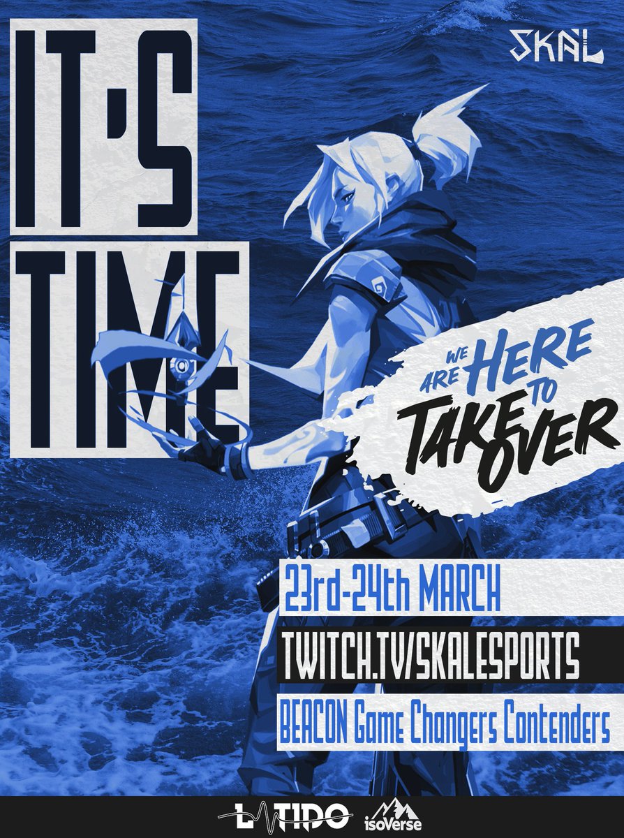 It's time for SKÅL Vendetta to start their BEACON Game Changers: Contenders Qualifier run! Kicking off at 12pm GMT.

Roster:
<a href="/mllivlr/">milli</a> (IGL)
@kataavlr
<a href="/qaalliii/">qaalli</a>
@SVNFroggy
<a href="/Ichxgo2/">Ichxgo</a>

Results in the thread!
Watch live on twitch.tv/skalesports