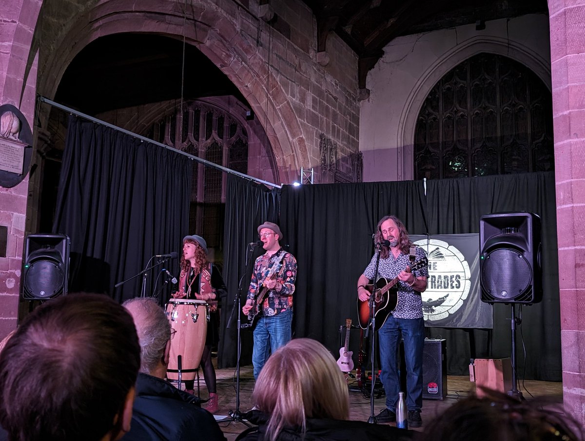 Lovely evening @CreativeMarys. @thelosttrades are a wonderful band. Very lucky that they came to Chester. Petichor is one of my favourite albums of recent years.