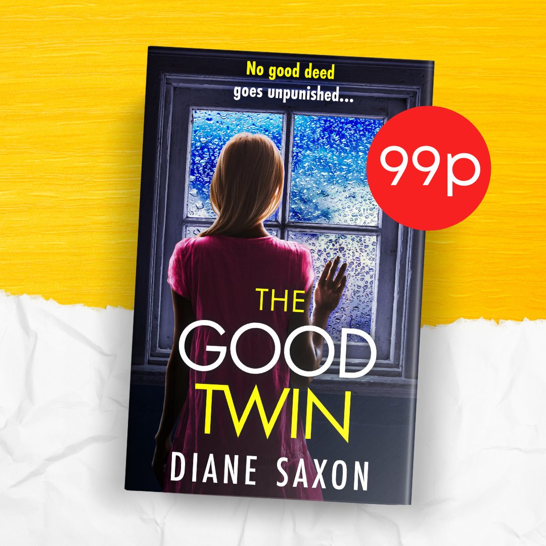 ⭐ 99p DEAL ⭐ 'Another well plotted, chilling and suspense filled psychological thriller from Diane Saxon' ⭐⭐⭐⭐⭐ Reader review #TheGoodTwin by @Diane_Saxon is 99p today!🎉 📕 Get your copy here: mybook.to/goodtwinsocial