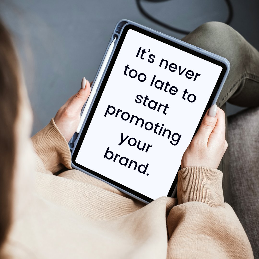 sparkofcreate's tweet image. It&apos;s Never too late to start promoting your brand.