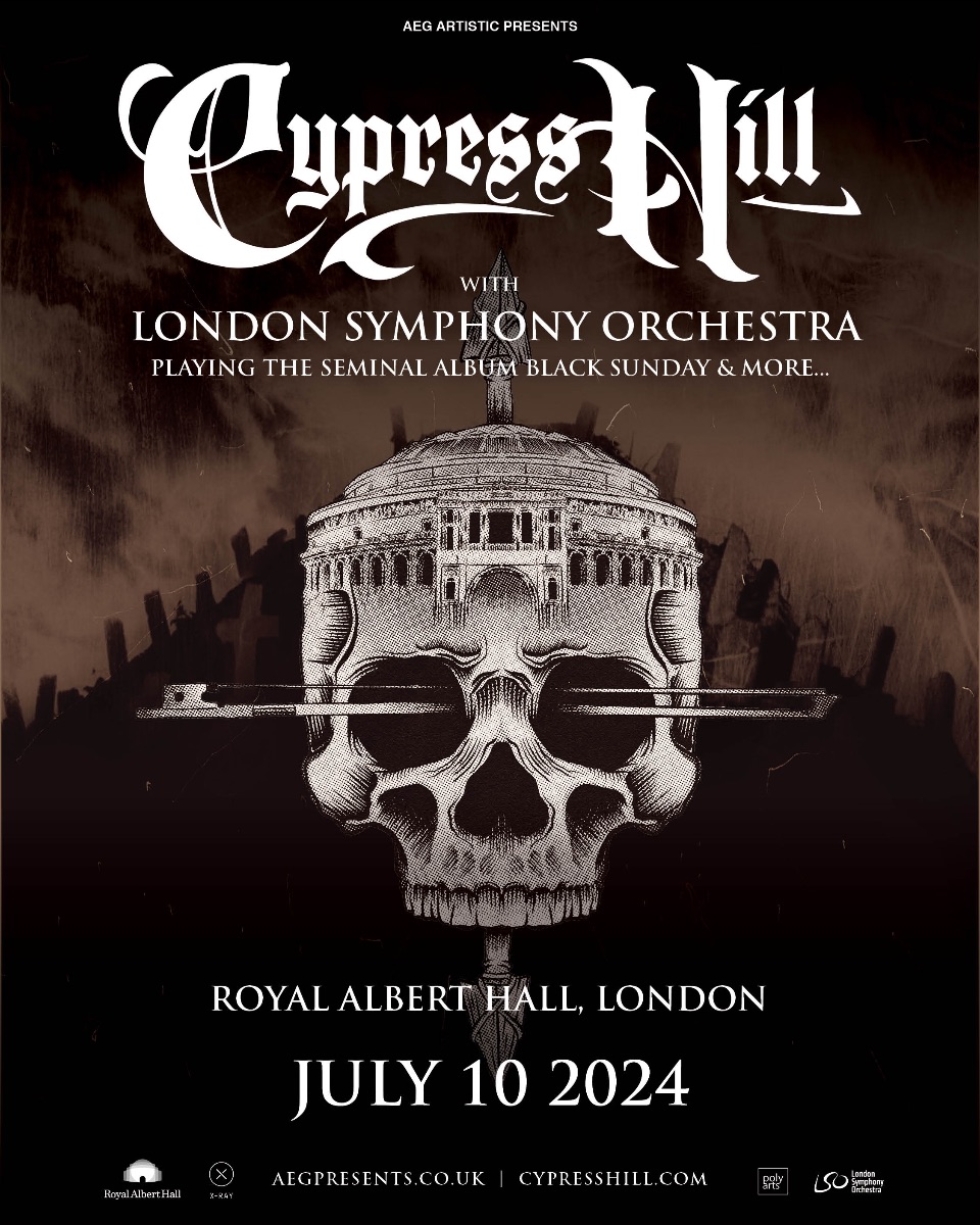 Miss this, and you're insane in the membrane!
@cypresshill will play the Royal Albert Hall this summer with @londonsymphony for a special 'Black Sunday' gig.
Tickets on sale Weds, 27th March -> allgigs.co.uk/view/artist/34…
#itsallaboutthegigs #hiphop