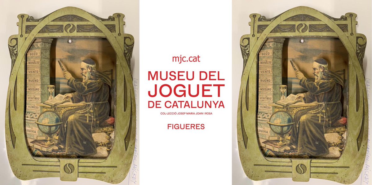 museujoguetcat's tweet photo. Avui #DiaMeteorologicMundial volem felicitar el meteoròleg de capçalera del Museu, el Frare de l'Higròmetre. Aquest va ser creat per Agapit Borràs, l'any 1984. Una fórmula secreta propicia que les seves prediccions siguin infal·libles. #Borras #WordMetDay https://t.co/WiH7AYzm5F