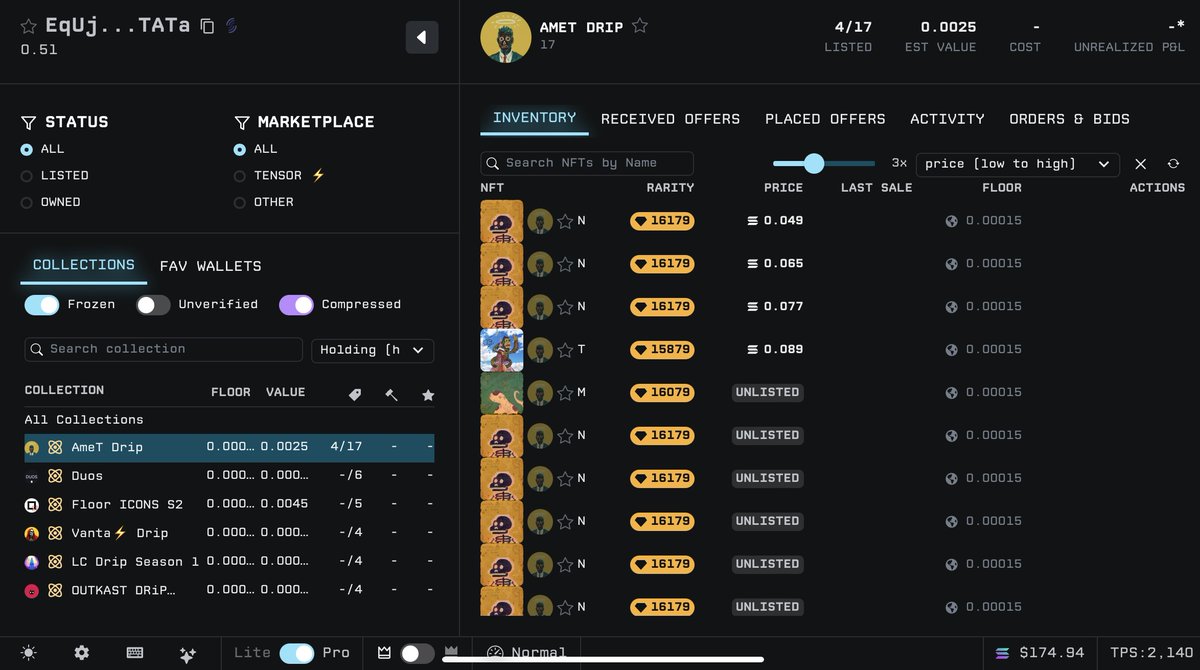 No less than 15 of 100 legendaries of <a href="/amir_hamz_/">AmeT</a> ‘ latest <a href="/drip_haus/">DRiP 💧</a> drop in the hands of one wallet. 
(9 remaining, 6 already sold as of now)
One account per human, most definitely.