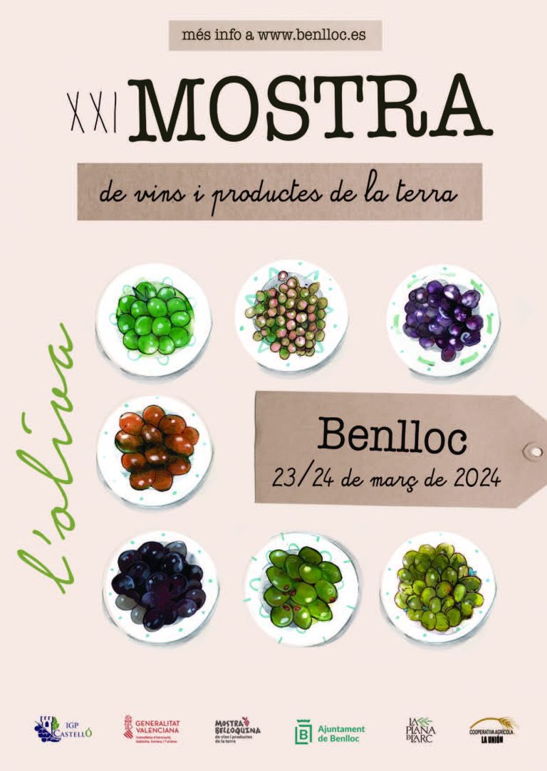 coopviver's tweet photo. #mostradebenlloc 23 y 24 de marzo. Vinos y productos de la tierra.🌿🍷 https://t.co/tPFLw0HN5e