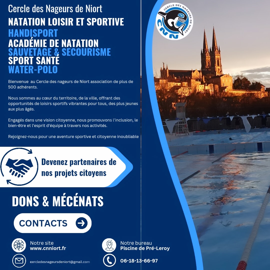 Une association au service de tous, de son territoire et de sa ville <a href="/Mairie_Niort/">Ville de Niort</a> <a href="/NiortAgglo/">Niort Agglo</a> <a href="/e_niort/">e_niort</a>