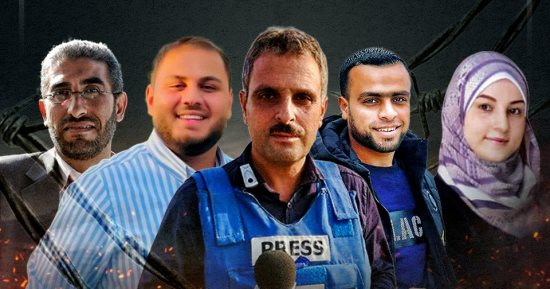 #Gaza: the Palestinian authorities announced on Saturday that three journalists had been killed by the Israeli occupying forces: Muhammad Al-Rifi, Abdel Rahman Saima and Mahmoud Imad Issa. Never in history have so many journalists been killed in such a short space of time.