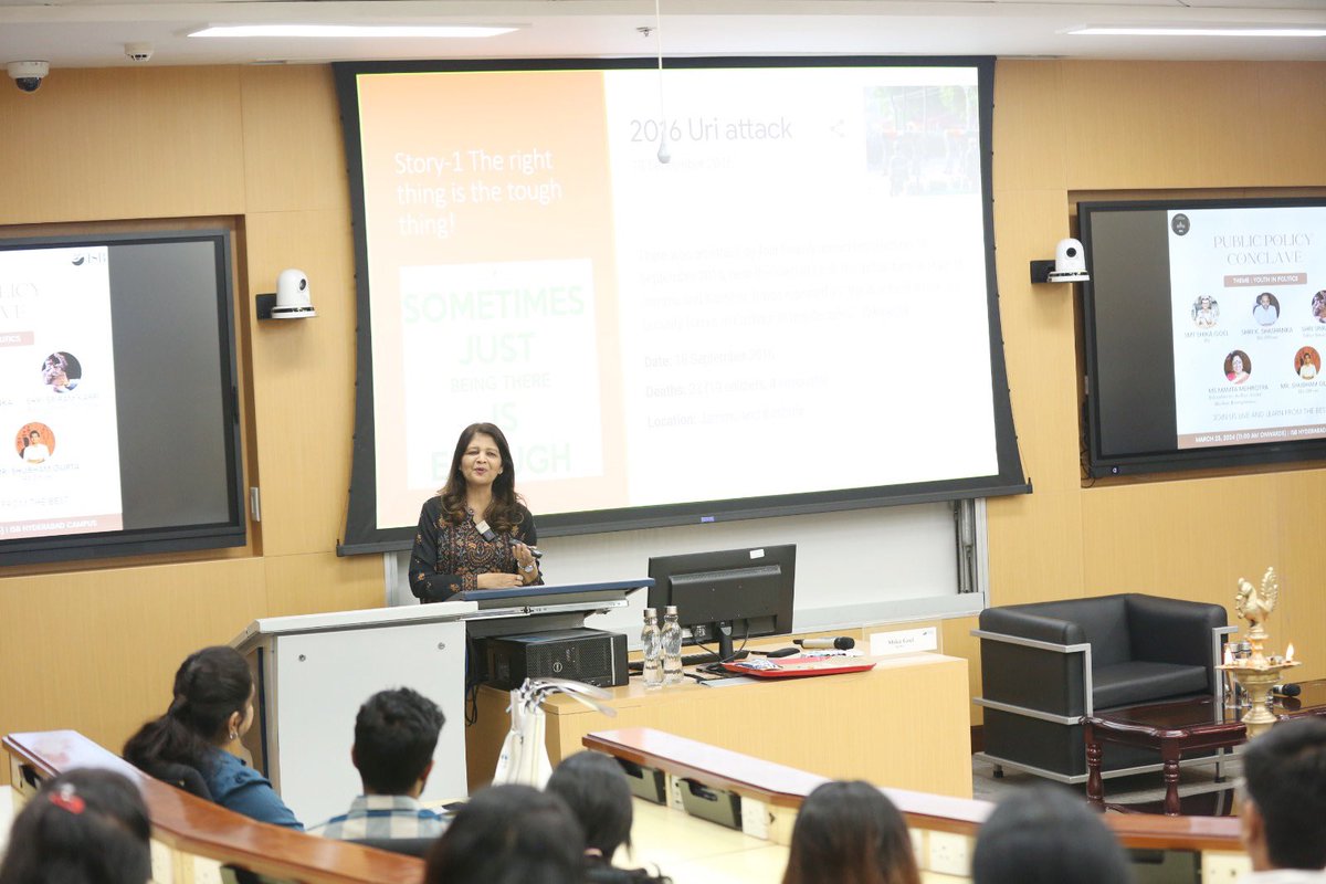 Thrilled to have engaged with the young leaders at @ISBedu Hyderabad today for the Youthquake 2024- Unleashing the Power of Young India event. India has the third-highest number of unicorns & gazelles, demonstrating the power of youth in transforming the economic & political…