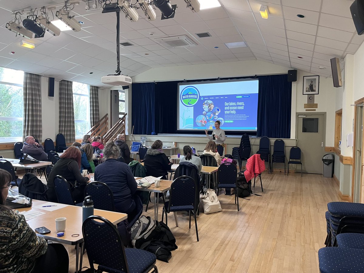 We’re here in Bolton-by-Bowland today training up our #citizenscientists ahead of our #River blitz this afternoon.  Great turn out, the community really pleased to have the opportunity to aid in informing how their river is improved