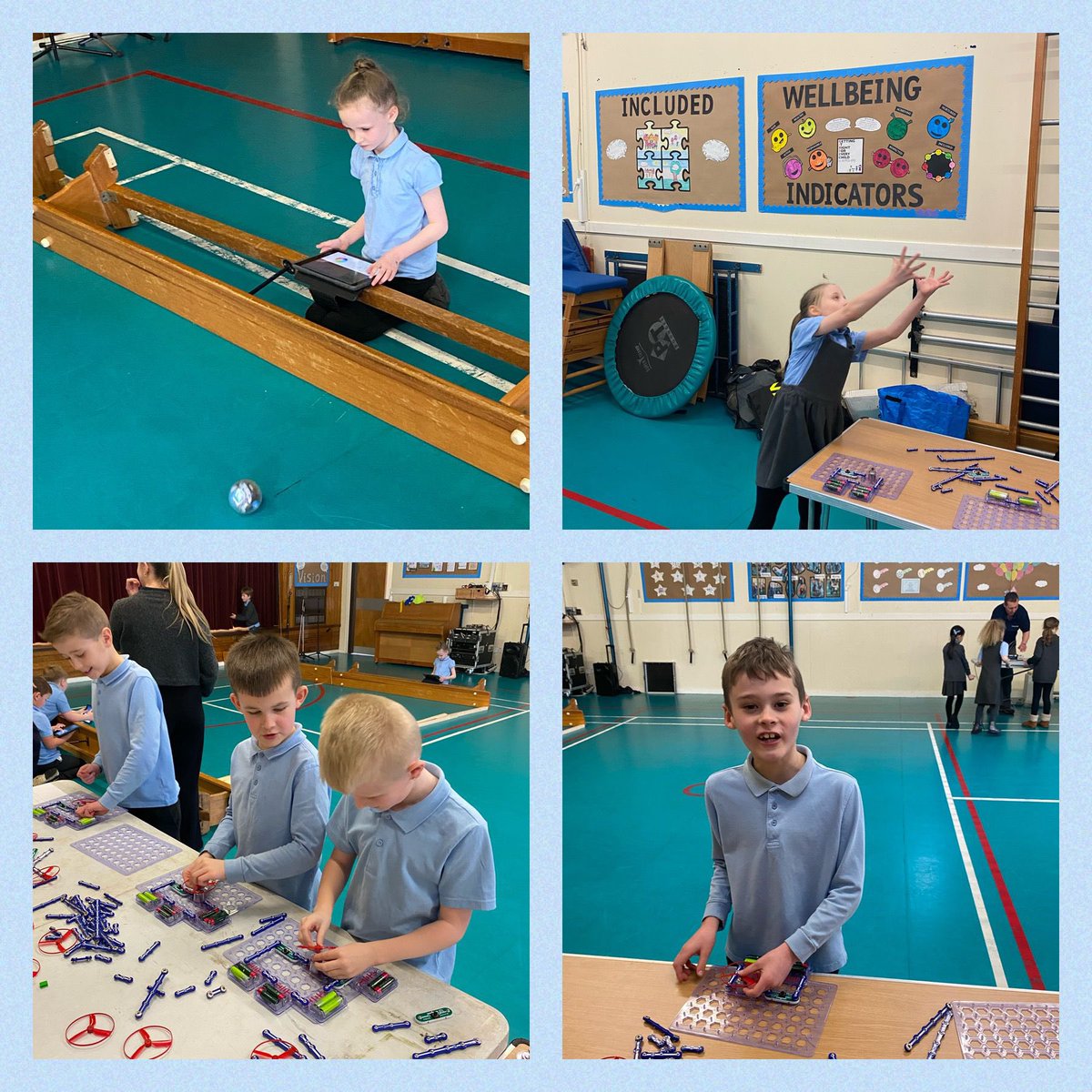 Our P3/4 were amazed with how high they could make their propellers go during the STEM event on Friday #explore #investigate