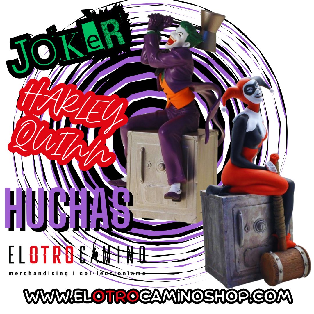 otrocaminoshop's tweet photo. ¡No te pierdas estas originales huchas decorativas del Joker y Harley Quinn!
Ya disponibles ✨
https://t.co/K9wnMby6vp
#batman #joker #harleyquinn #dcuniverse #dccomics #plastoy #hucha #figurasbatman #figurasdccomics #figurasjoker #figurasharleyquinn #friki https://t.co/nPzjRASbzi