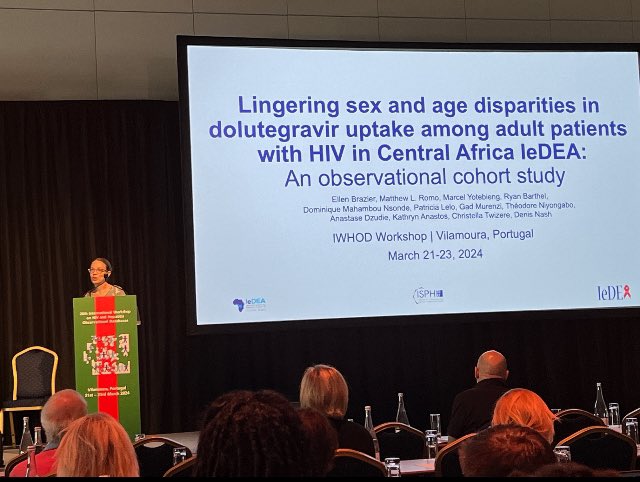 #HIV Treatment Strategies session chair @peterrebeiro of @CCASAnet & @NAACCORD & oral abstract presenter Dr. Ellen Brazier of @CA_IeDEA on the final day of #IWHOD2024