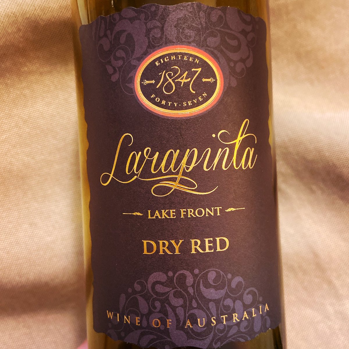 オーストラリアの赤。Larapinta Lake Front #wine #australiawine #southaustraliawine