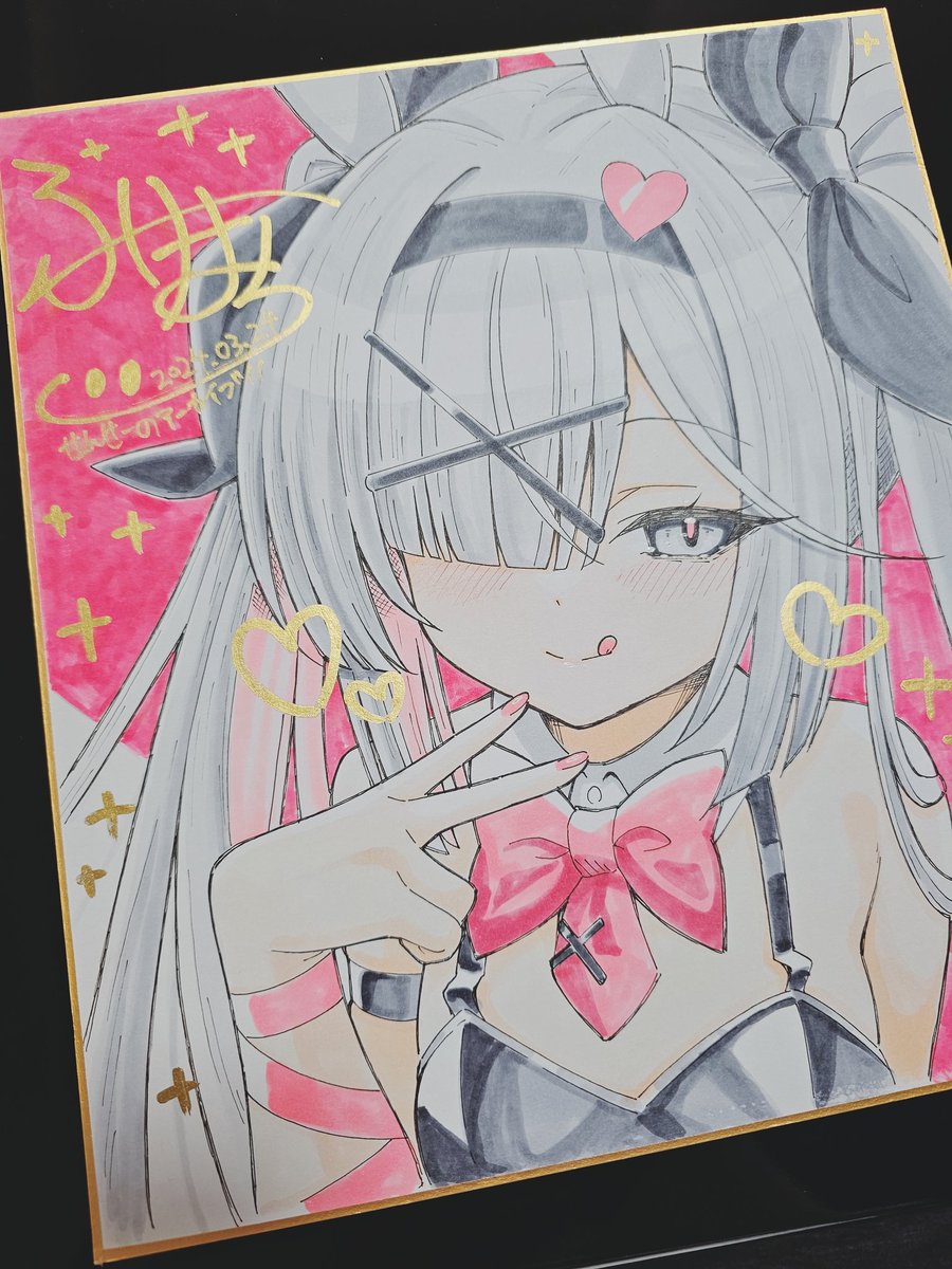 らびプラナちゃん色紙完成〜っ!✨ 