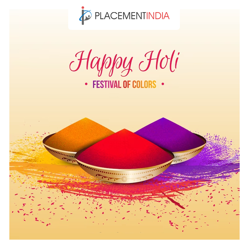 May the festival of Holi🎨 fill your life with the colours🥳 of love, joy, and prosperity. Thank you for being our valued customer. 👉 #HappyHoli! #HappyHoli2024 #holi #holifestival #india #festival #love #colors #holihai #festivalofcolors #indianfestival #PlacementIndia