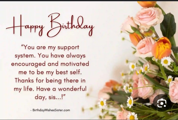 Many happy returns of the day... Wishing you a very happy birthday 💐💐💐💐🎂🎂 May god bless you with lots of love and happiness.. Dear sis 😍❤️😘😘@22Ahr #سرمایہ_زیست