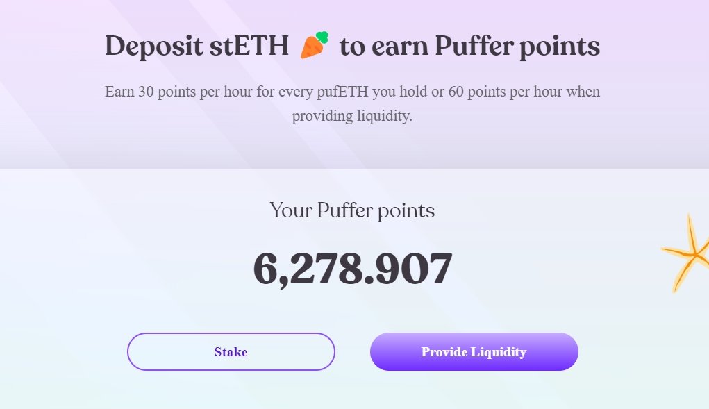 📍 Puffer Airdrop Çok Yakında!

📌Aşağıdaki bağlantıdan katıl, cüzdanını bağla
📌Stake et, Puffer Puan kazan

🤩 Yakında büyük bir airdrop gerçekleşecek kaçırmayın 

👉 Bağlantı: quest.puffer.fi/chapter3?invit…