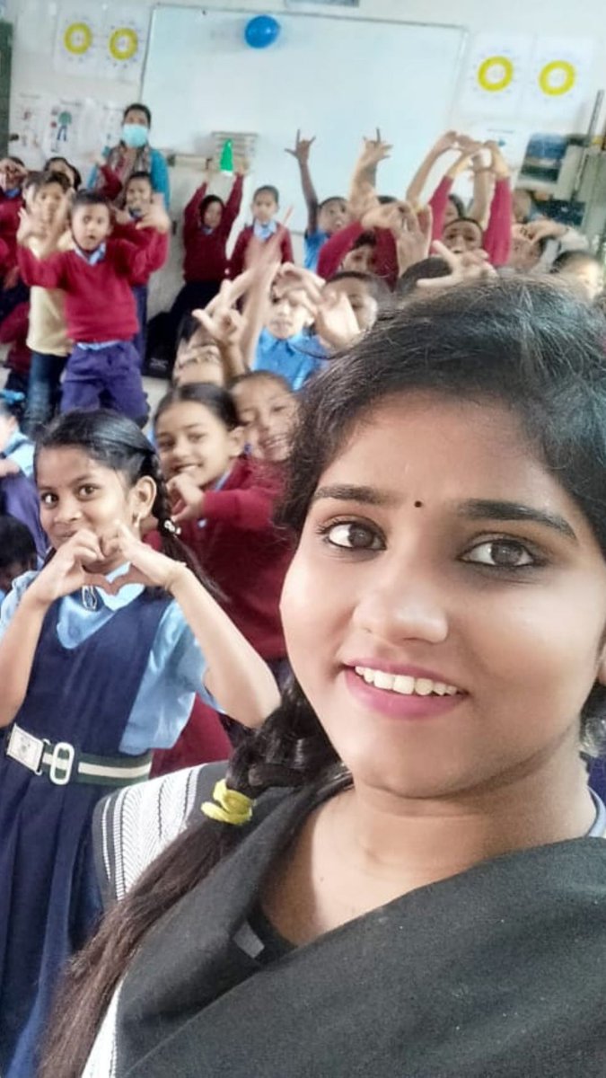 'There is an indescribable joy and fulfilment in guiding young minds and witnessing their curiosity, growth, and potential unfold before my eyes,' says Mahi Yadav, Fellow, Teach For India, Bangalore. #DoMoreBeMore #Leadership #InspireHope #TeachForIndia #education #Fellowship