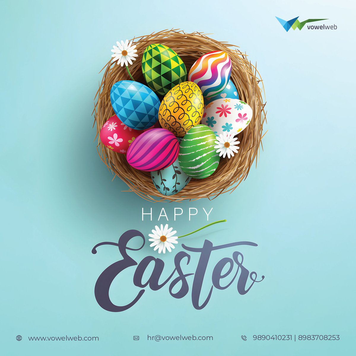 vowelweb's tweet image. Let your heart bloom like spring flowers this Easter! 🌻💖 From our #vowelweb family to yours, Happy Easter! 🐰💝
.
.
.
.
.
#EasterJoy #SpringTimeBliss #EasterFun #FamilyTime #EasterBlessings #EasterWishes #EasterCheer #SpringCelebration #EasterLove #JoyfulGatherings #vowelwebllp