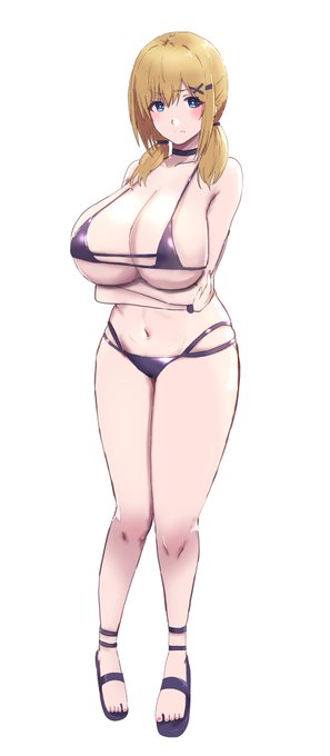 直し おっきい金髪ギャル 