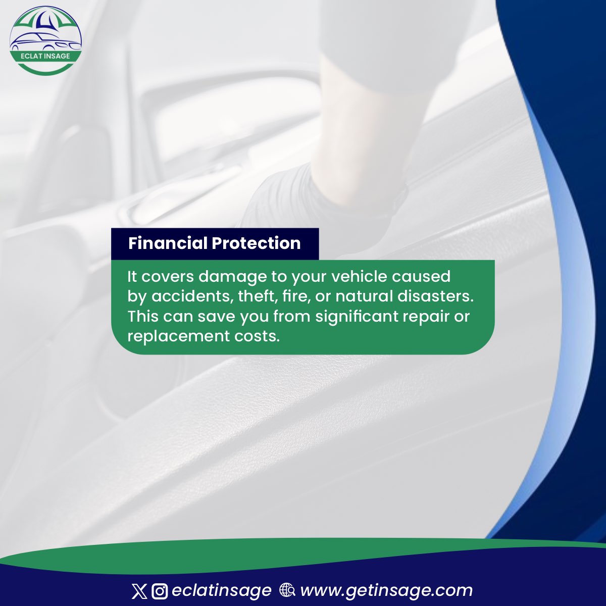 EclatInsage's tweet image. It's vital to review and understand your insurance policy to know exactly what is covered and what is not, as coverage can vary based on the type of policy and the insurance provider. (2)

#eclatinsage #motorvehicleinsurance #insurancecompany