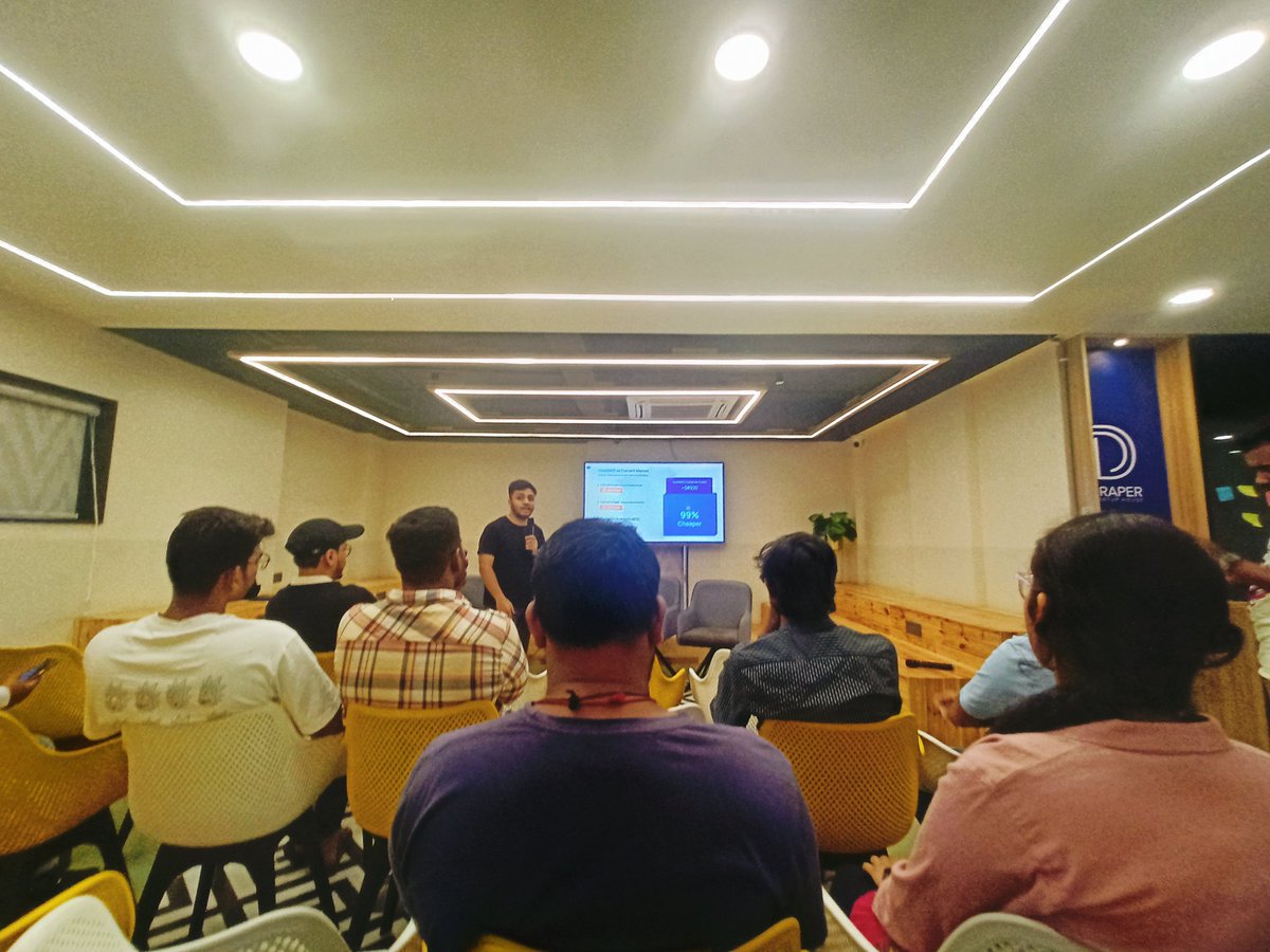 Prudhvipaka's tweet photo. @huddle01com #HUDLOFCOMMONS
@hyderabaddao https://t.co/82lynLQfZK