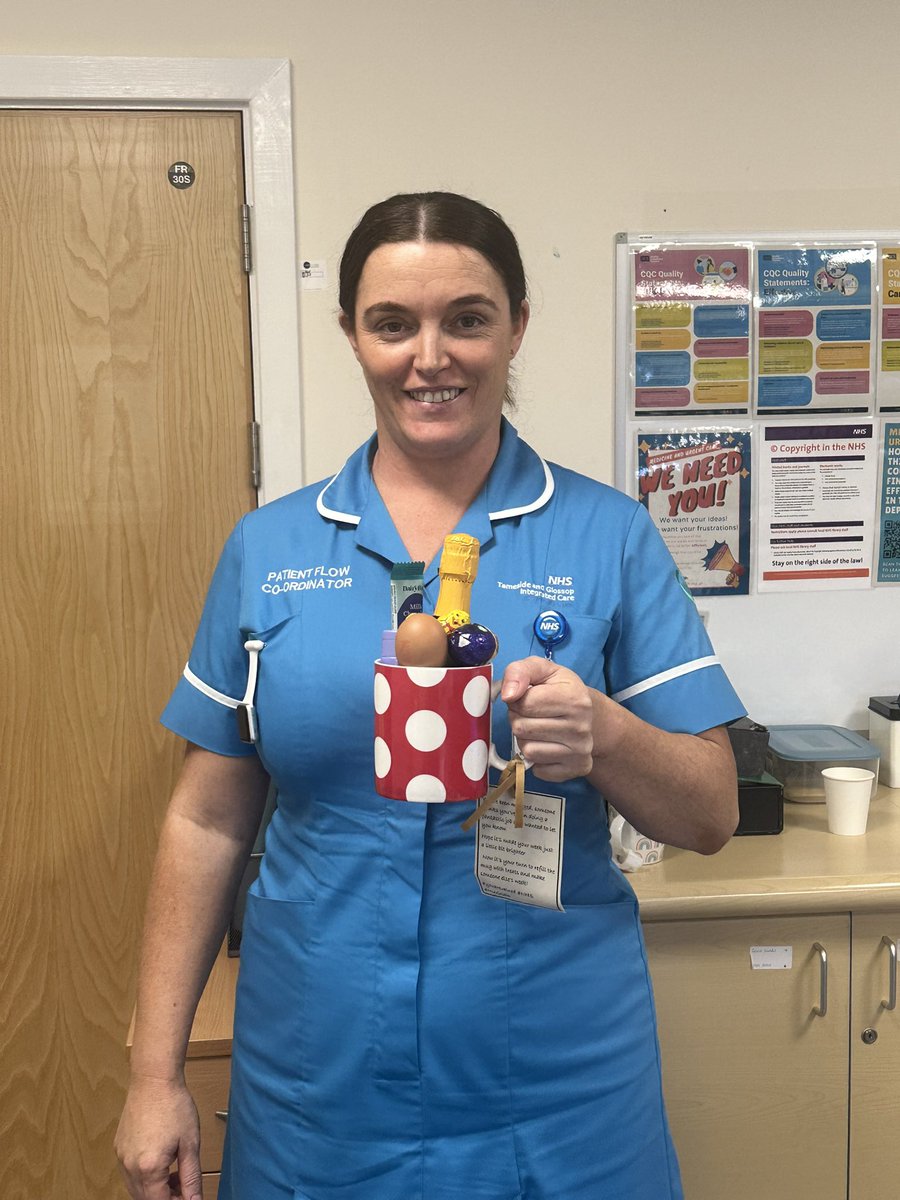 Big well done to our lovely Rachel, one of our fantastically hard working Patient Flow Co-ordiantors who was Mugged this week ❤️❤️
@UC_tgicft @EmmaGarvey3 @yin_yan1 #patientflow #mugged #NHS #Motivation #PatientCare #UrgentCare