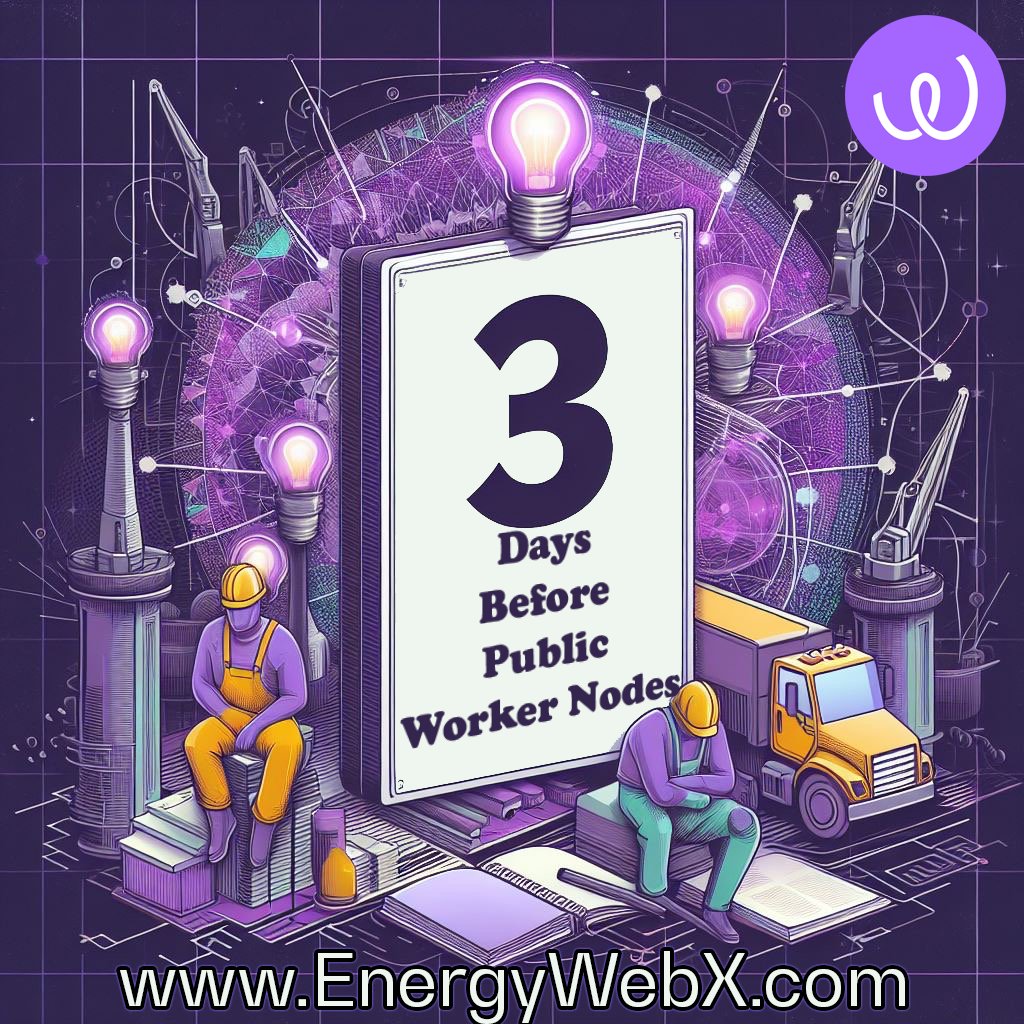 Sloth_Belgium's tweet image. Only 3 days left before public #WorkerNodes deploy on @XEnergyWeb.

$EWT @energywebx