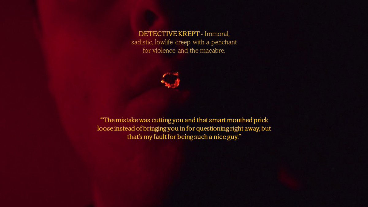 HEATHENtheMovie's tweet image. Officer Krept is not the kind of guy you want in uniform 🚨 #introducing #character #horrorscript