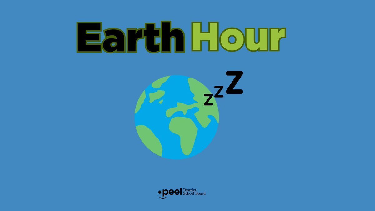 Tonight at 8:30 p.m. participate in #EarthHour by switching off your lights for one hour. 
Let's unite for the #BiggestHourForEarth and do our part to protect the planet.