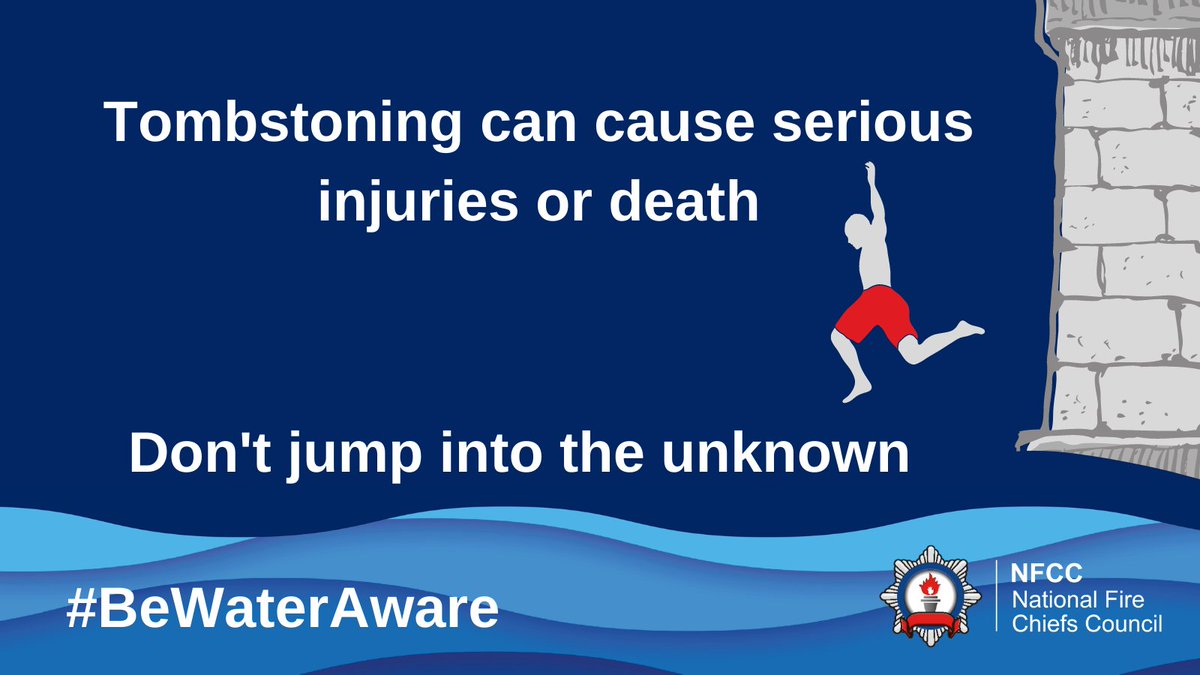 Jumping from bridges into lakes and rivers carries serious risks as Its almost impossible to see what's hidden beneath the water. Shallow water, rocks and litter are just some of the dangers that await unsuspecting swimmers. Read more: ow.ly/Yj2L50INnKx #BeWaterAware