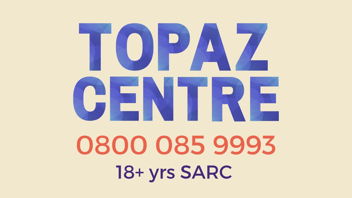 If you are aged 18+ and have experienced rape or sexual assault recently, you may wish to access your local Sexual Assault Referral Centre for medical care and support. In Nottingham this is the @centretopaz. topazcentre.org