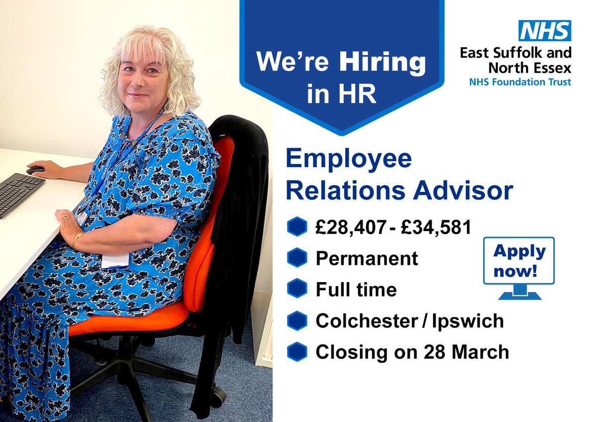 #TeamESNEFT have the perfect opportunity for a committed #HRProfessional who enjoys working in #EmployeeRelations 👇 👉 Apply here: buff.ly/4958axH #NHS #NHSJobs #HumanResourses #HR #Healthcare #HiringNow #OurNHSPeople #Hospital @CIPD