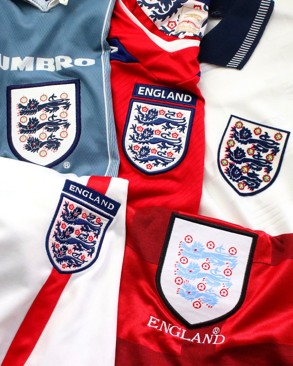 Shop our England collection! 🏴󠁧󠁢󠁥󠁮󠁧󠁿

🛒- ow.ly/gAfr50QXr0B

#england #retrokits