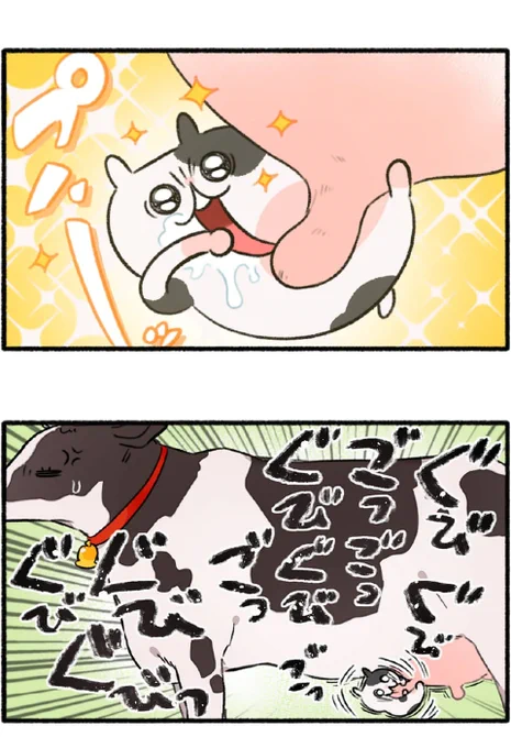 飲み放題でちゅ (2/3) #ウシハムちゃん 