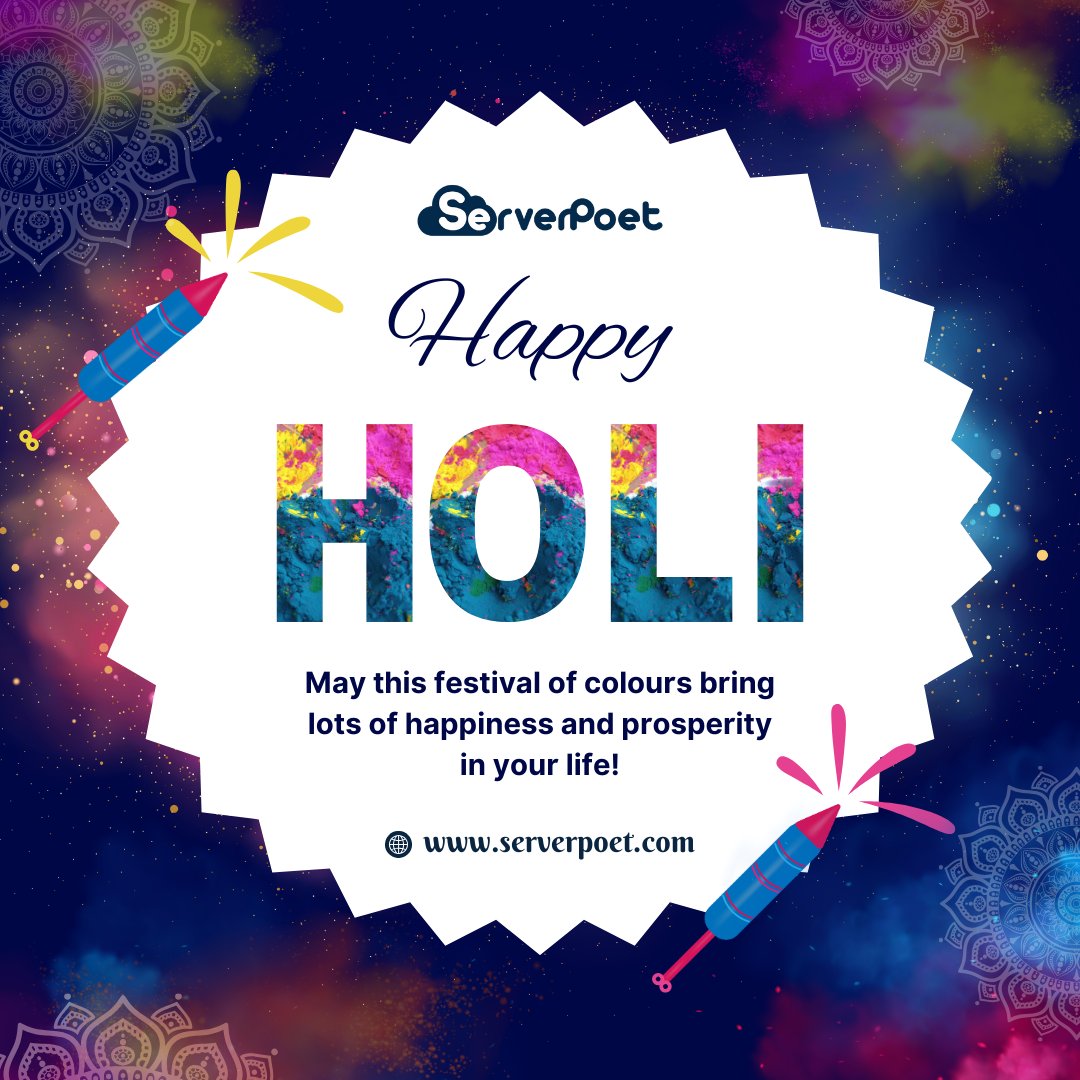 ServerPoet's tweet image. Warm Holi wishes from ServerPoet! May your life be painted with the colors of happiness, laughter, and love. Enjoy the festivities to the fullest! 📷📷

#serverpoetholiwish #happyholi #holicelebration #festivalvibe #pratapnagar #jaipur