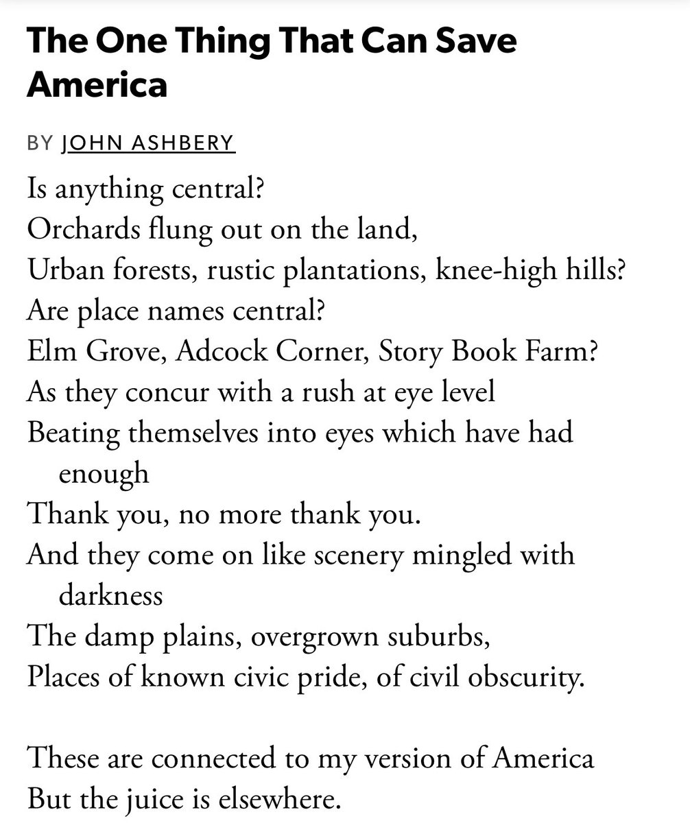 These are connected to my version of America But the juice is elsewhere. poetryfoundation.org/poems/101694/t…