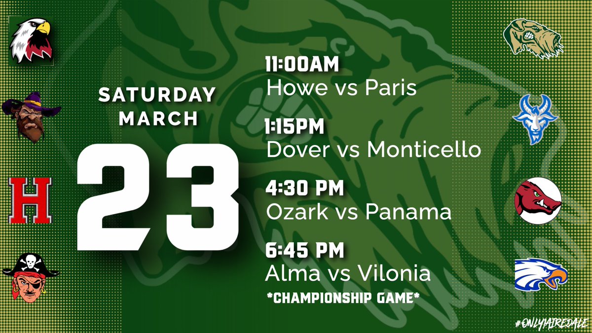 Looks to be a beautiful day! Final matchups of the tournament