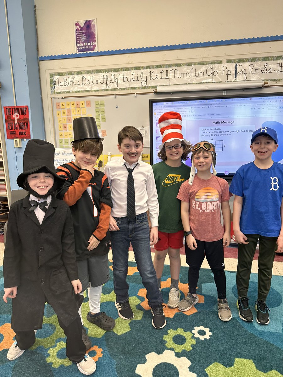 Taylor Swift, Jackie Robinson, Selena, Abraham Lincoln and more all showed up for our nonfiction reading celebration! <a href="/CentralES1/">Central ES</a> <a href="/HaddonSchools/">Haddonfield Schools</a>