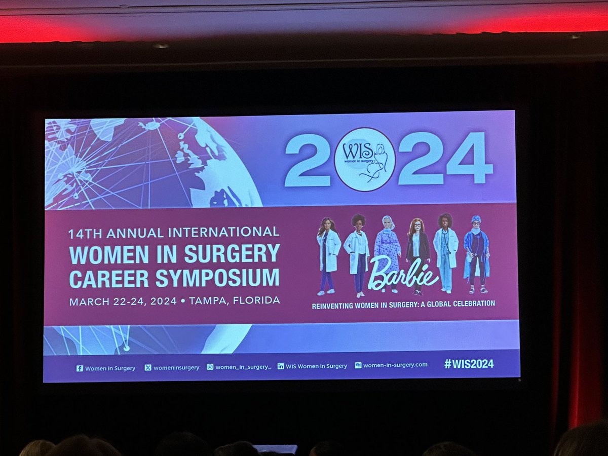 Excited to be at this Women in Surgery meeting—grateful to @SOSENI1 for inviting me to be here! I’ve really missed this community since leaving academic surgery. #wis2024